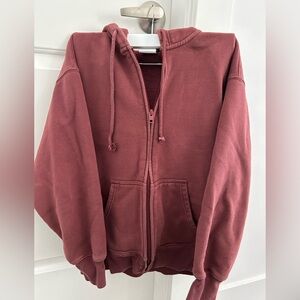 TNA Boyfriend Fit Zip-Up Hoodie